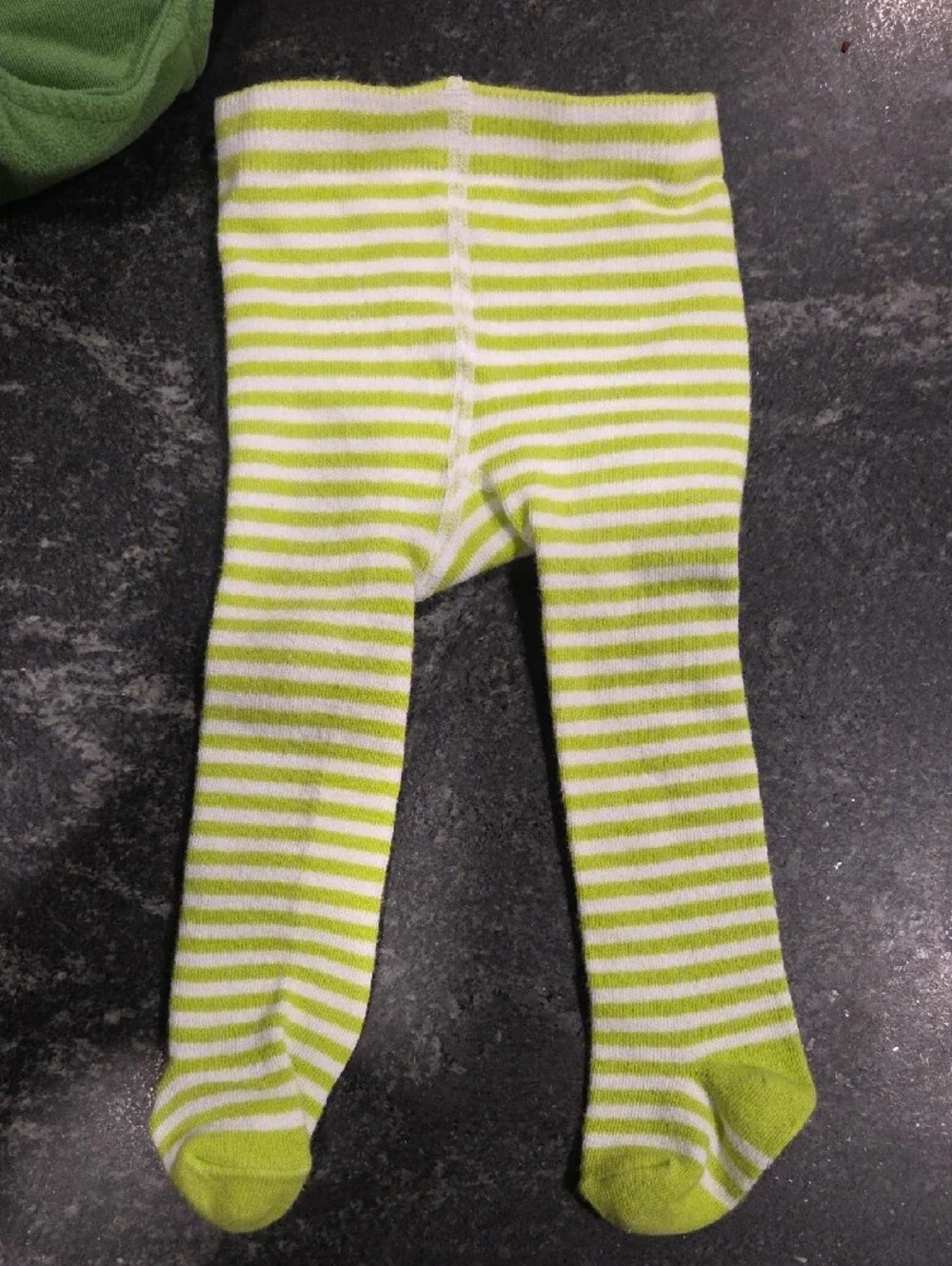 Carter's Green Avocado Costume Set with Striped Leggings